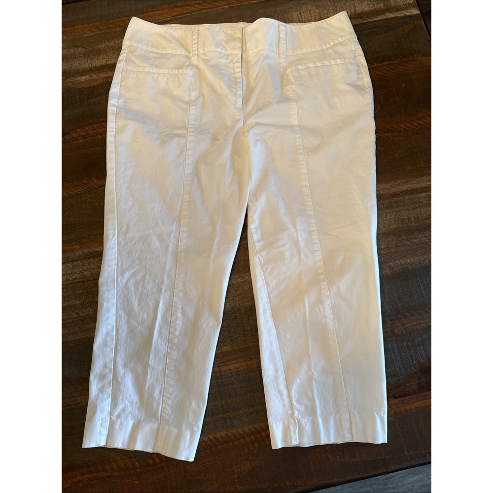 Dana Buchman Cropped Women's Pants White Size 16